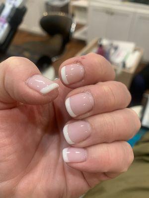 Beautiful French Mani by Heather!