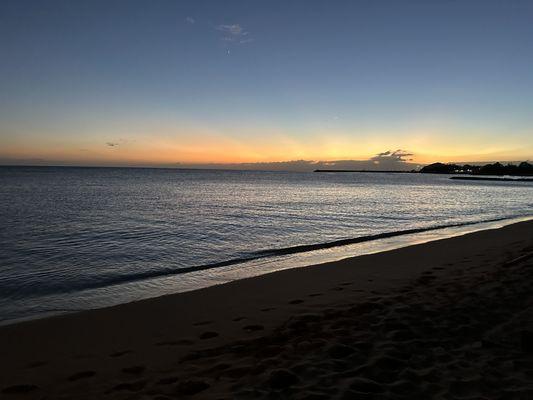 View from Beach House Restaurant at Sunset