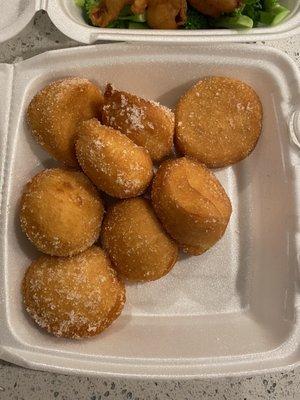 Fried donuts. Simple but yummy.