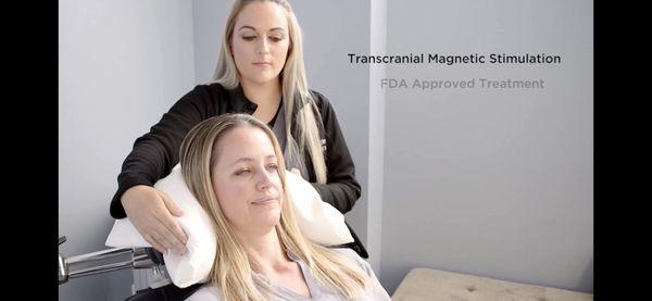 Transcranial Magnetic Stimulation.