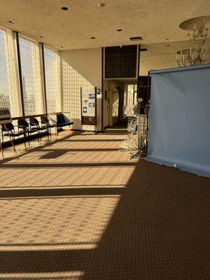 Vestibule and Restroom Hallway