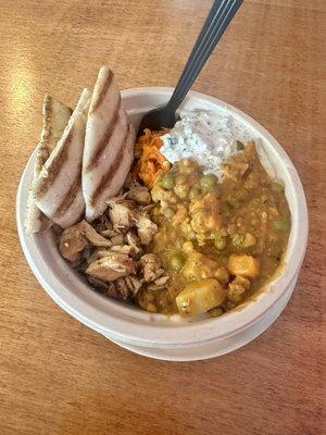 Indian Bowl with Chicken