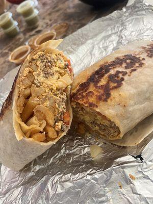 Chorizo Breakfast Burrito