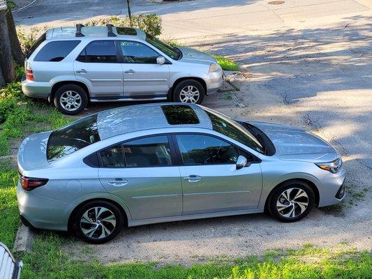 A 2023 Subaru legacy I had body molds put on my car and exterior and interior painted in scotchguided