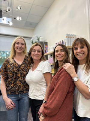 Hello! The four of us: Keallyn, Tina, Ava and Yvonne have opened our own small studio in Redmond inside Phenix Salon Suites.