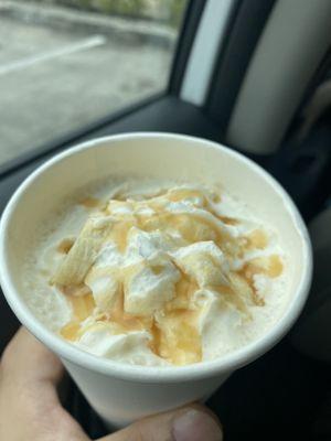 Banana delight milkshake