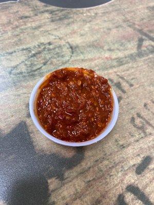 Spicy sauce !!