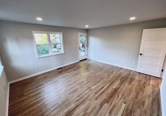 Milwaukie addition family room.