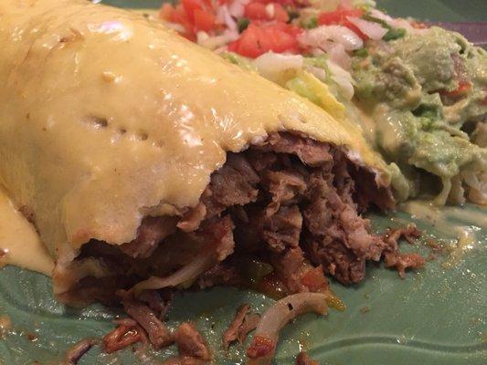 Some of the best carnitas I eaten in the Midwest States -- this time in a burrito.