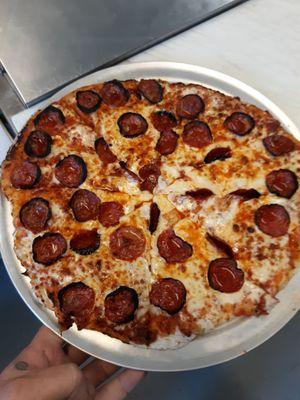 Pepperoni pizza