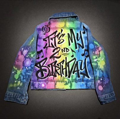 We are able to personalize Jean Jackets, customer must provide garment.