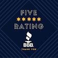 5 Star Rated on the BBB!