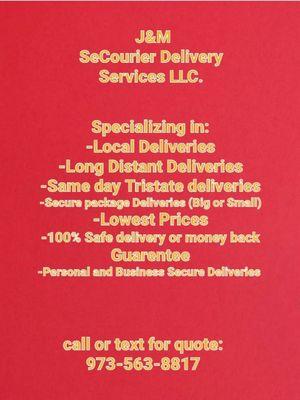 Services we offer