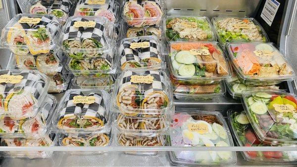 Prepared sandwiches & salads