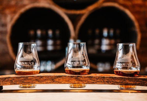 Our Bourbon Flight
 Pc: Mary Rose Jacobi Photography