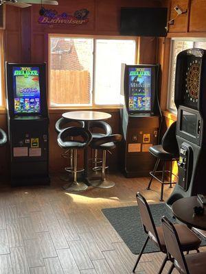 Dart and slot machine room