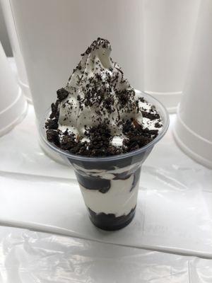 Oreo- Mallo- Hot Fudge Parfait Specialty