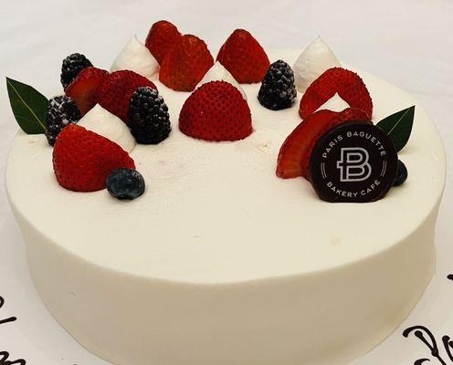 Strawberry soft cream cake ($46.49)