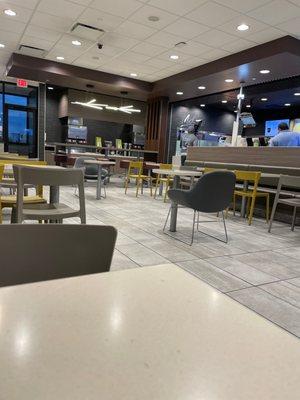 The Clean dining area.