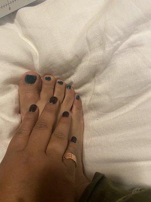 Mani and pedi