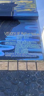 Credits for mural...