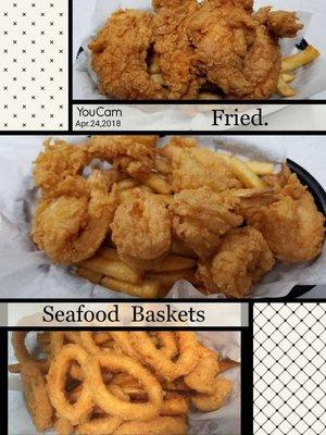 Pictures of fried basket s