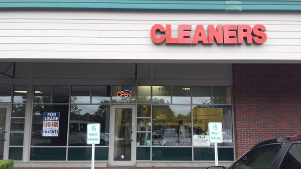 Front of cleaners