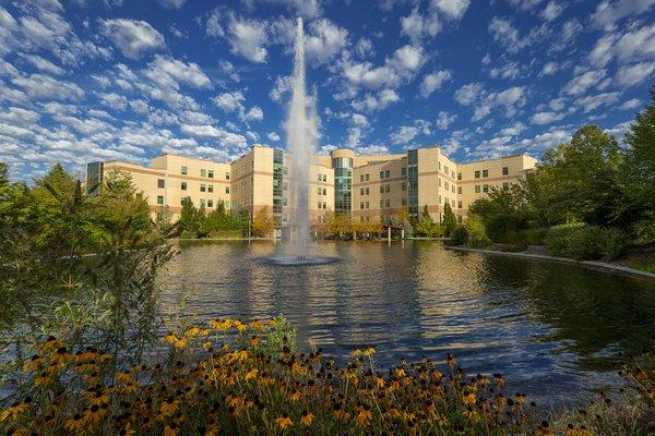 McKay-Dee Hospital's scenic grounds.