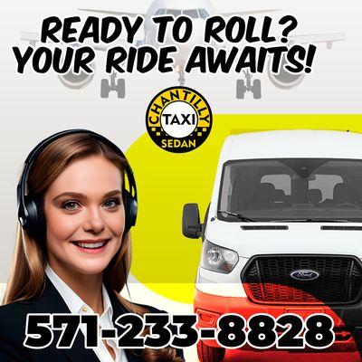 Got places to be? We got wheels to get you there. Chantilly Taxi's got you covered with zero hassle. Fast, comfy, and right on time.