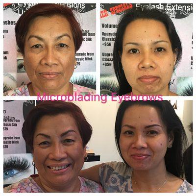 Microblading for Mom and daughter!