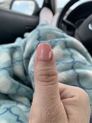 Filed off my real nail!