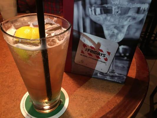 Long Island iced tea on special for $4.99.  Light and refreshing!