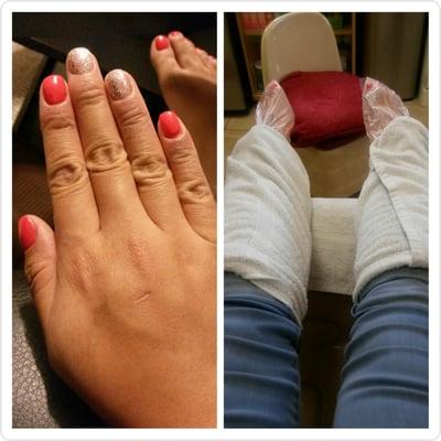 Gel mani & spa (gel) pedi