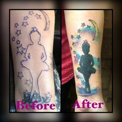 Coverup done by Susy Tatusie