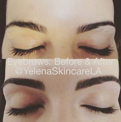 Eyebrow arch and polish