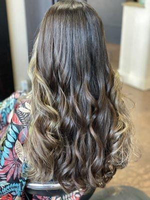 Balayage highlights