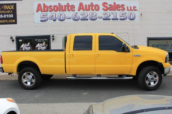 2003 F350 7.3 L Amarillo 
 
 JACKED AND STACKED!!