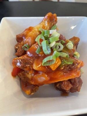 Sweet and spicy wings