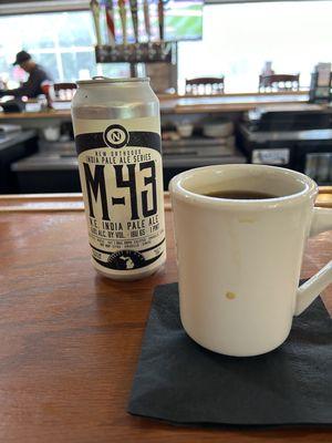 M-43 and coffee