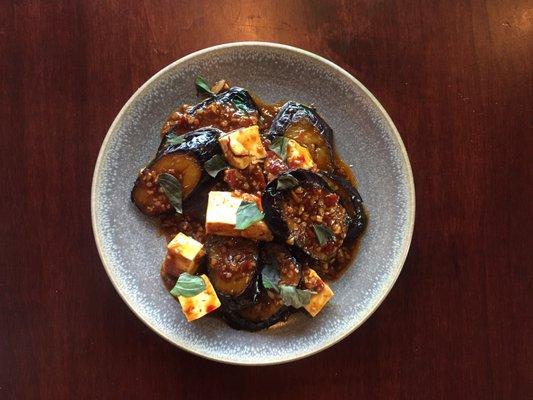 Eggplant with tofu