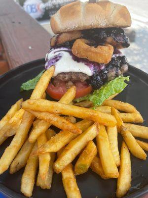 American RWB burger