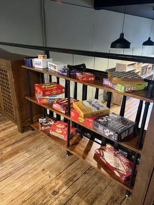 Board game shelves