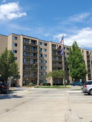 View of this Apartment Living with 6 floors.   8/6/2020