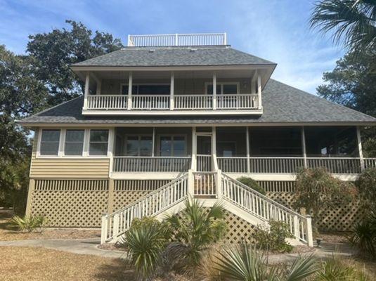 A brand new roof with Owens Corning Architectural shingles.