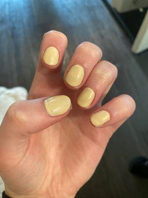 Horrible gel mani