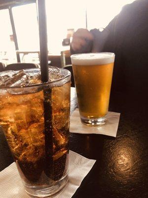 Jack and coke and IPA