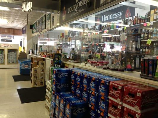 Wide variety of liquor, beer and wine choices at great prices