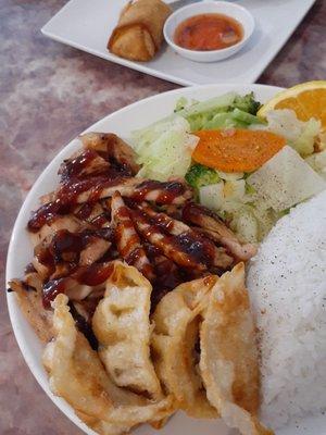 Chicken Teriyaki & Gyoza Lunch Special