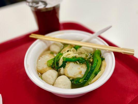 Fish ball noodles