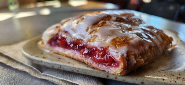 Cherry pastry.